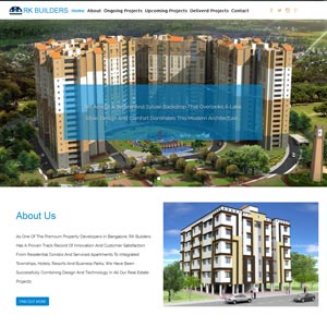 Website Design for Builders or Developers in Bangalore