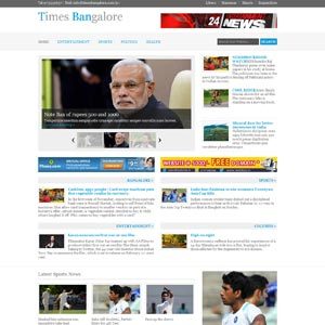 Web designing for news portal mangement