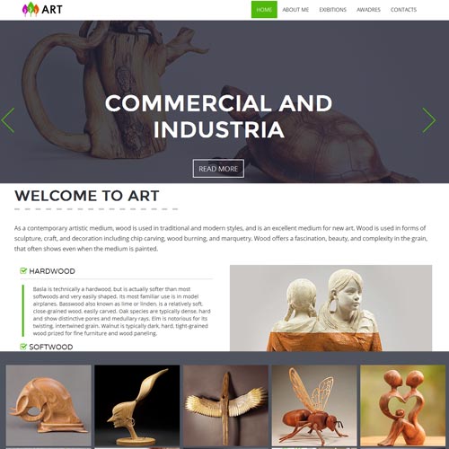 Website Designing for Art studio in Bangalore