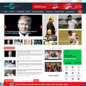 News portal global media in Bangalore