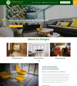 Web designing for Architecture - Technowoodinteriors