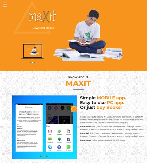 Website Designing for Education - Gomaxit